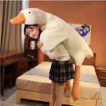 Cute Giant Goose Body Pillow – Soft Side Sleeping Plush, Gift for Girlfriend or Friends (50–160cm) - Image 4
