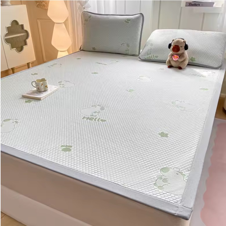 Capybara Ice Bean Cooling Mat – Breathable Summer Mattress Pad for Cool & Comfortable Sleep - Image 4